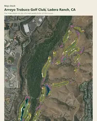 Arroyo Trabuco Golf Club‎ map print, map check on an aerial photo