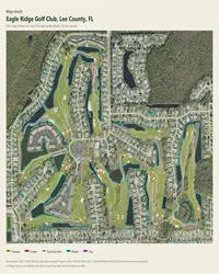 Eagle Ridge Golf Club map print, map check on an aerial photo