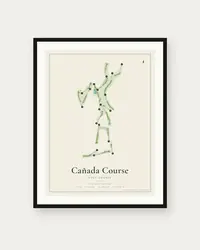 Cañada Course map print, framed poster